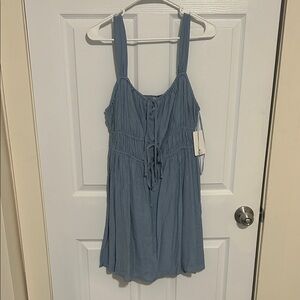 Pink Republic Light Blue Ties Dress